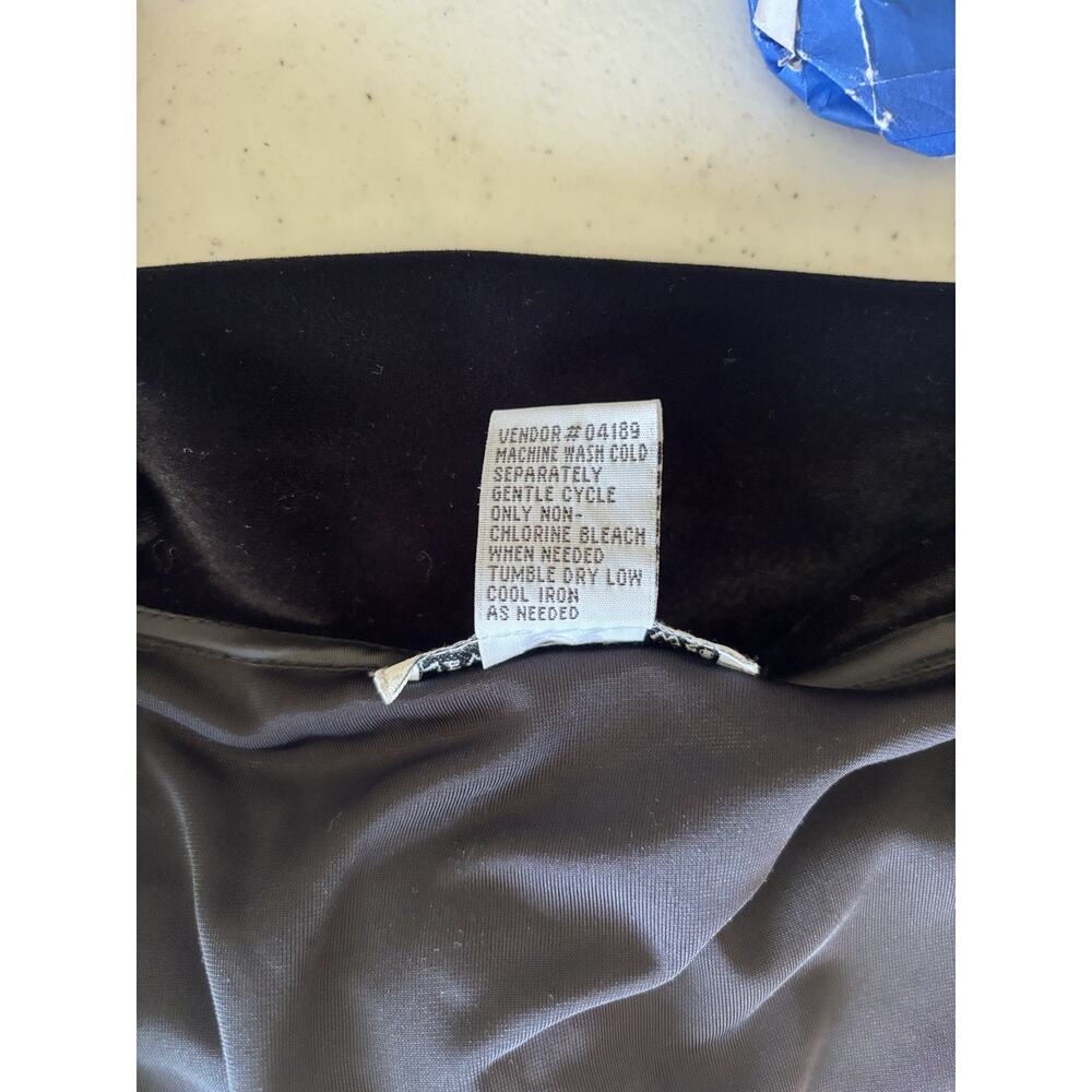 Newport News Velvet Maxi Dress 14 Long Buttons Holiday Formal - Picture 12 of 13